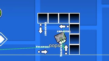 (Reupload) particle accelerator in geometry dash i guess.