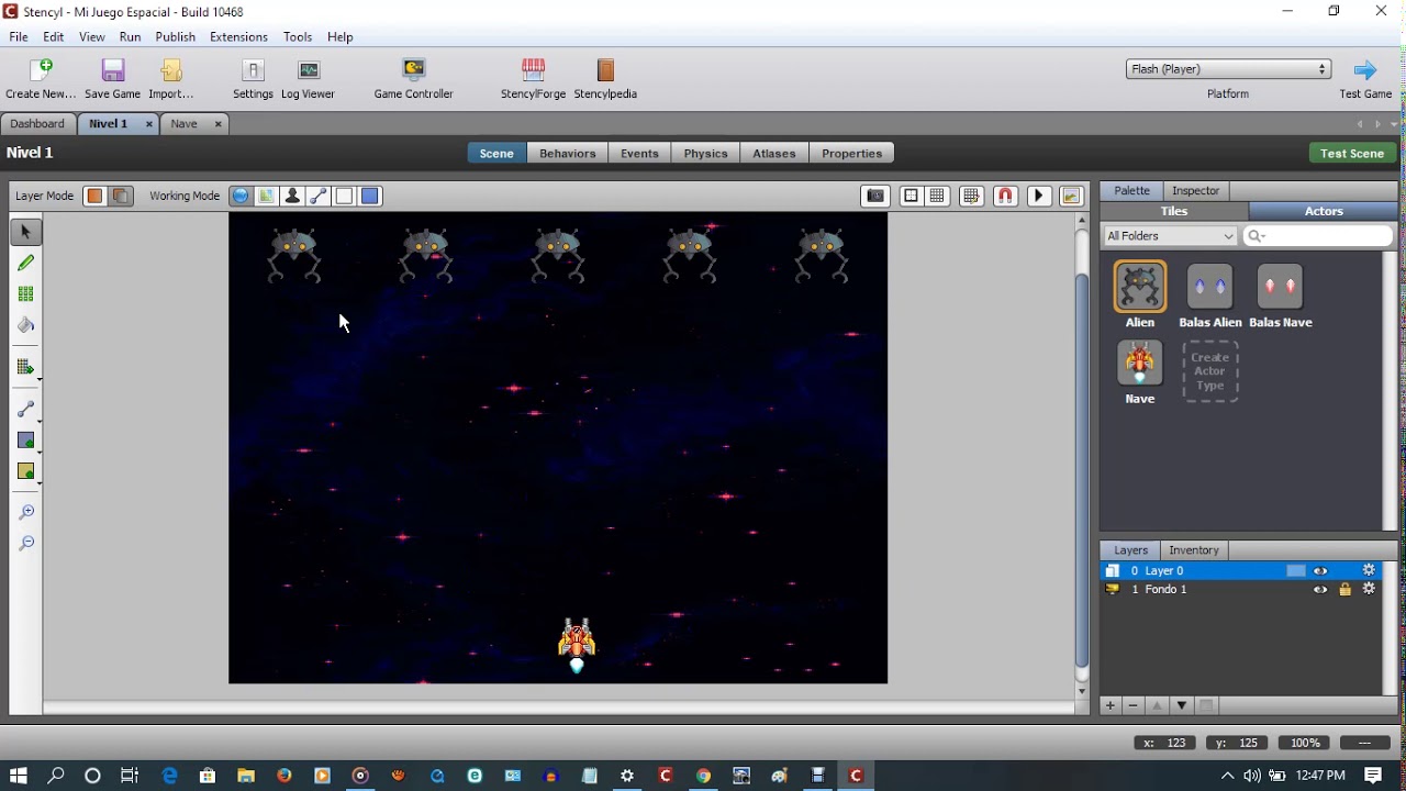 stencyl space invaders stencyl space invaders