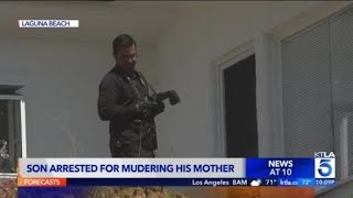 Son arrested in murder of Laguna Beach woman