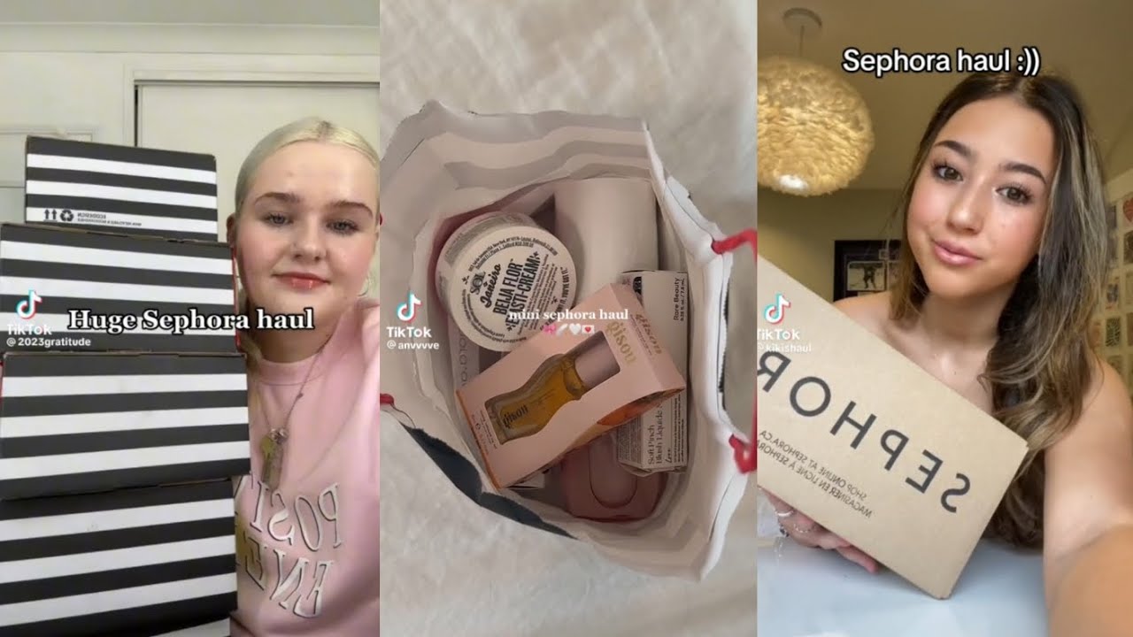 sephora haul compliation 🛍💫