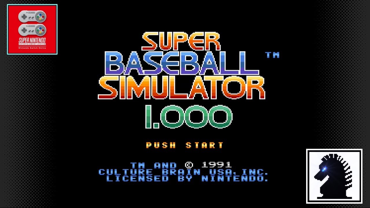 NS Super Nintendo - Nintendo Switch Online #42 Super Baseball Simulator 1.000