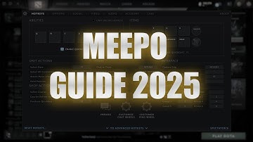MEEPO GUIDE 2025 | hotkeys| part 1 #dota2 #meepo #guide