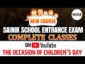 Master Sainik School Entrance Exam: FREE Complete Classes on YouTube | HGSSE #sainikschool #prep
