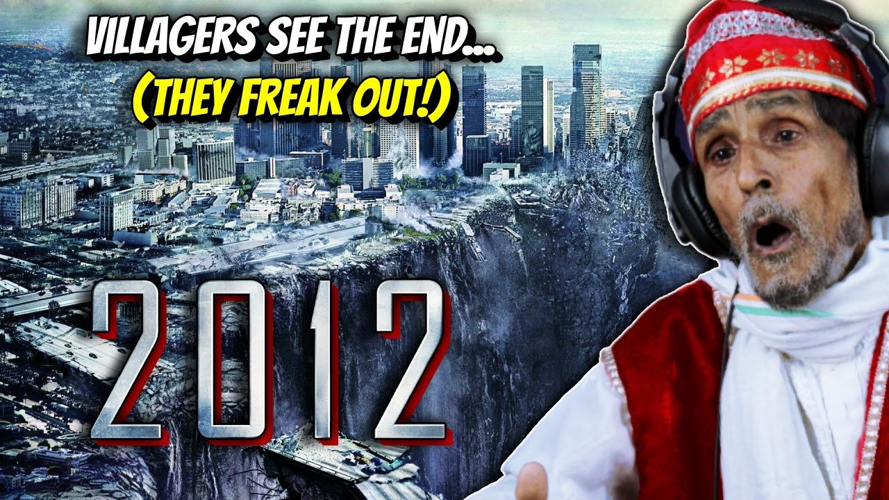 Villagers React to the END of the WORLD ! First Time Watching 2012 Movie ! React 2.0