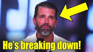 Sweaty Donald Trump Jr. VISIBLY CRUMBLES in DEVASTATING Podcast!