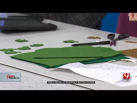 Pins & Projects: Shamrock Button Covers