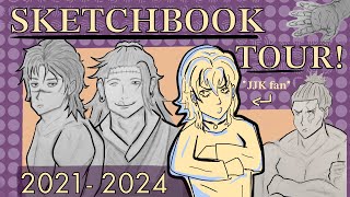 2021 - 2024 | Sketchbook Tour! | Art evolution