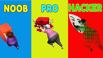NOOB vs PRO vs HACKER - Fat Pusher