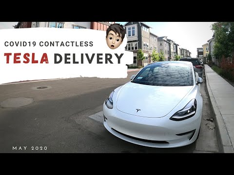 COVID19 Contactless Tesla Delivery | 疫情期間TESLA零接觸交車!
