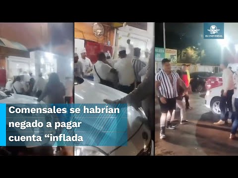 Agreden meseros a comensales en taquería "El Borrego Viudo"