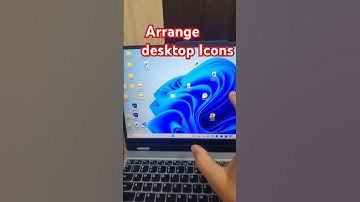 How to arrange desktop icon in one click #shorts #icon #desktop #viral