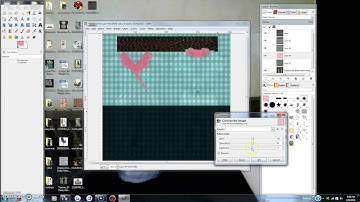 Gimp Tutorial Retexturing Mesh Clothing Templates in SL (colorize) (part 4)