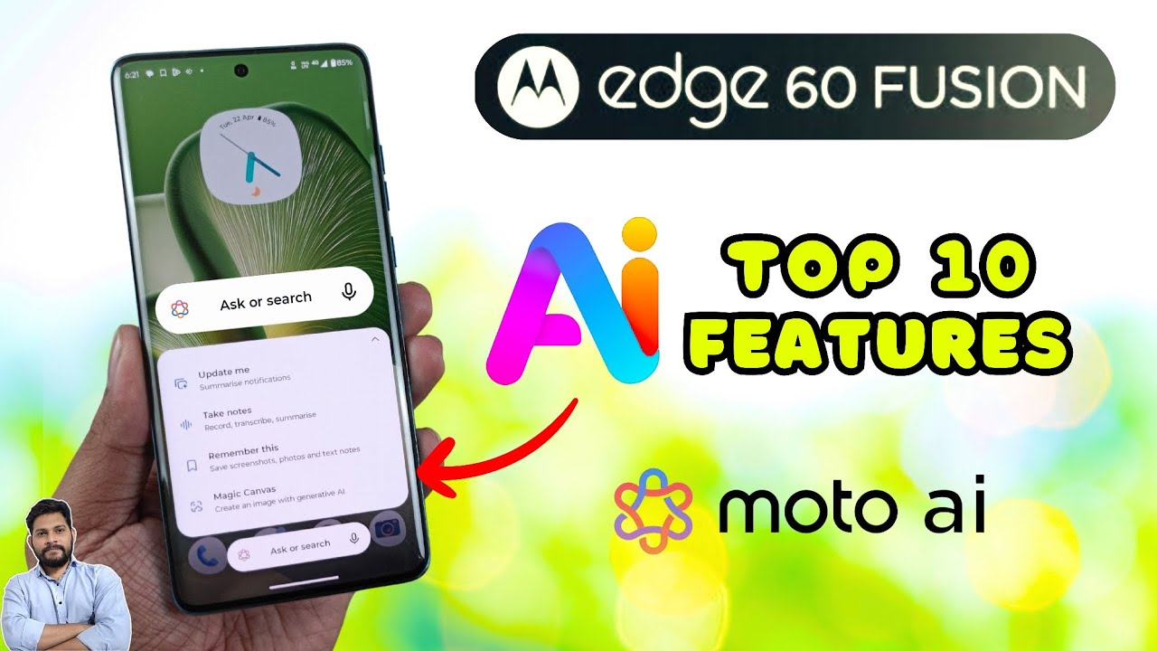 Moto Edge 60 Fusion 5G: 10 лучших функций искусственного интеллекта, которые вы должны использова...