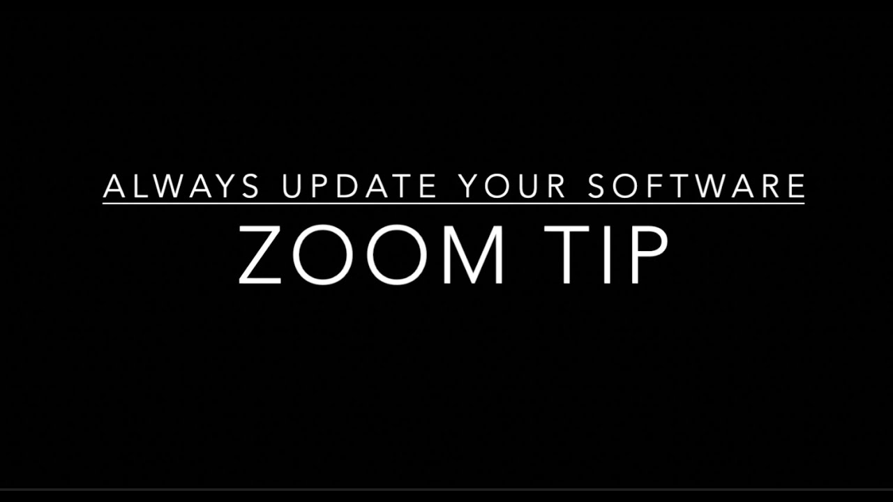 Manual zoom software update how- to tips