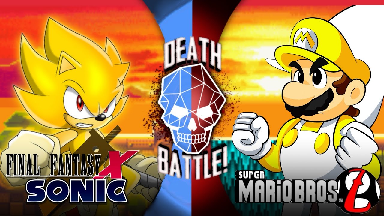 Death Battle Fan Trailer Smbz Mario Vs Ffsx Sonicsuper Mario Bros Z 