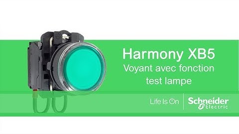 Comment vérifier la lumière du voyant en plastique Harmony XB5