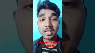 Minimum Salary in Canada,2023,#shorts