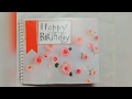 Beautiful birthday scrapbook. #crafthouse #diy #giftideas #birthdaygift