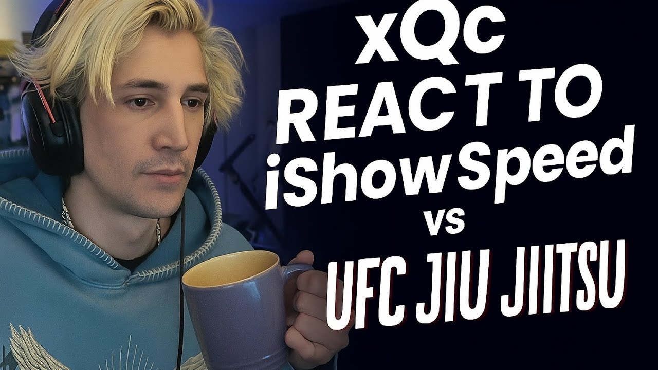 xQc react: IshowSpeed Vs UFC athlete 