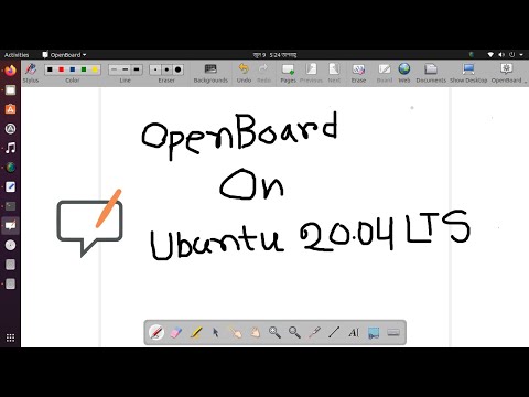 How to download and install OpenBoard (White Board for School ) App on Ubuntu 20.04 LTS
