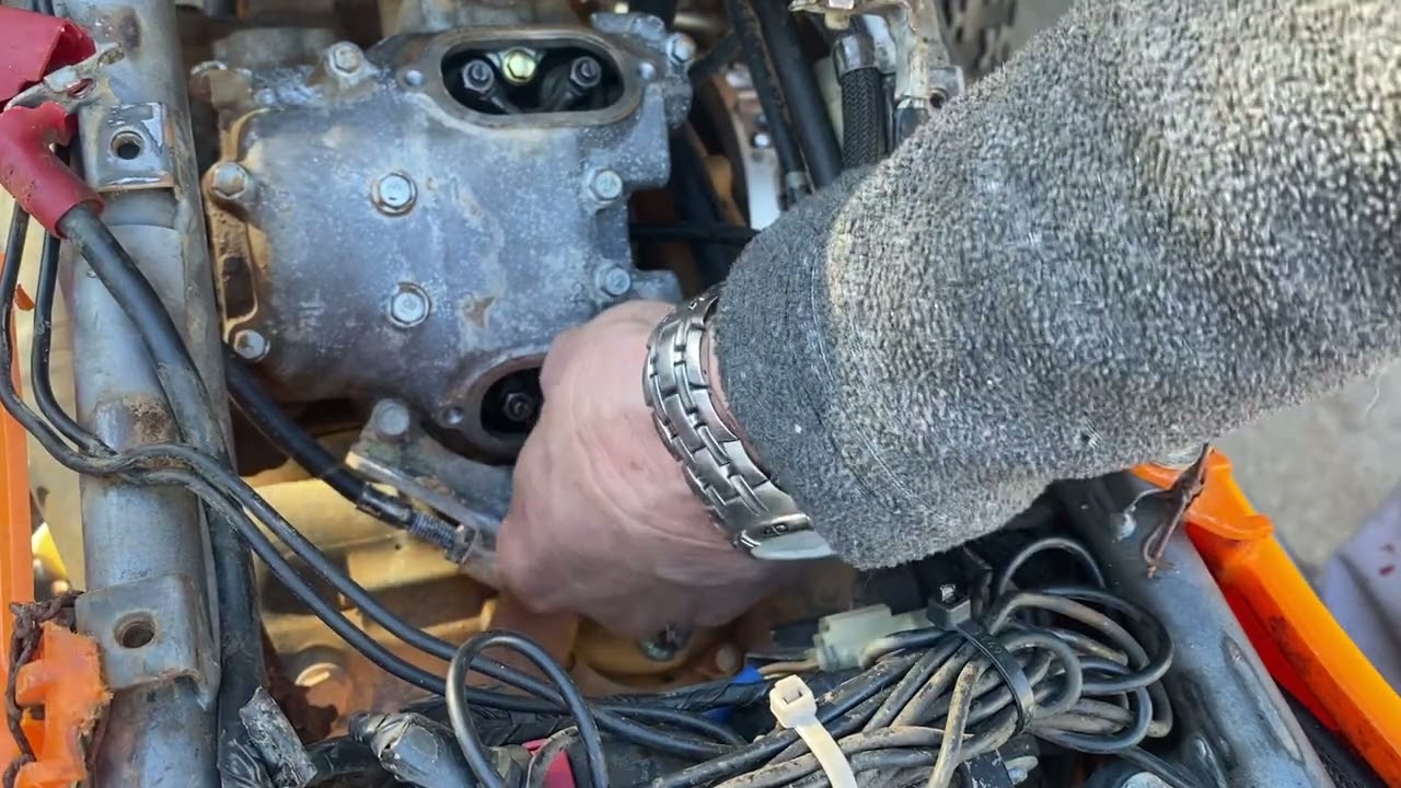 KFX 700 valve adjustment