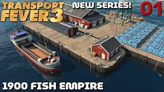 Building a Fishing Empire in Gothenburg! | Transport Fever 3 Gameplay Ep 1
