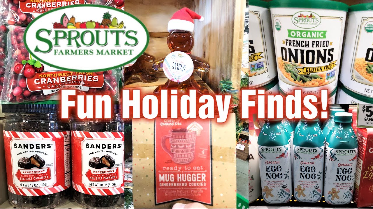 SPROUTS FARMERS MARKET - Fun Holiday Finds! - YouTube