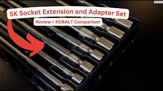 20 pc. SK Socket Extension Adapter Set for Mechanics, Contractors, DIY