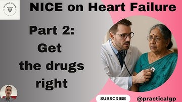 NICE on Heart Failure- Part 2 - Get the drugs right