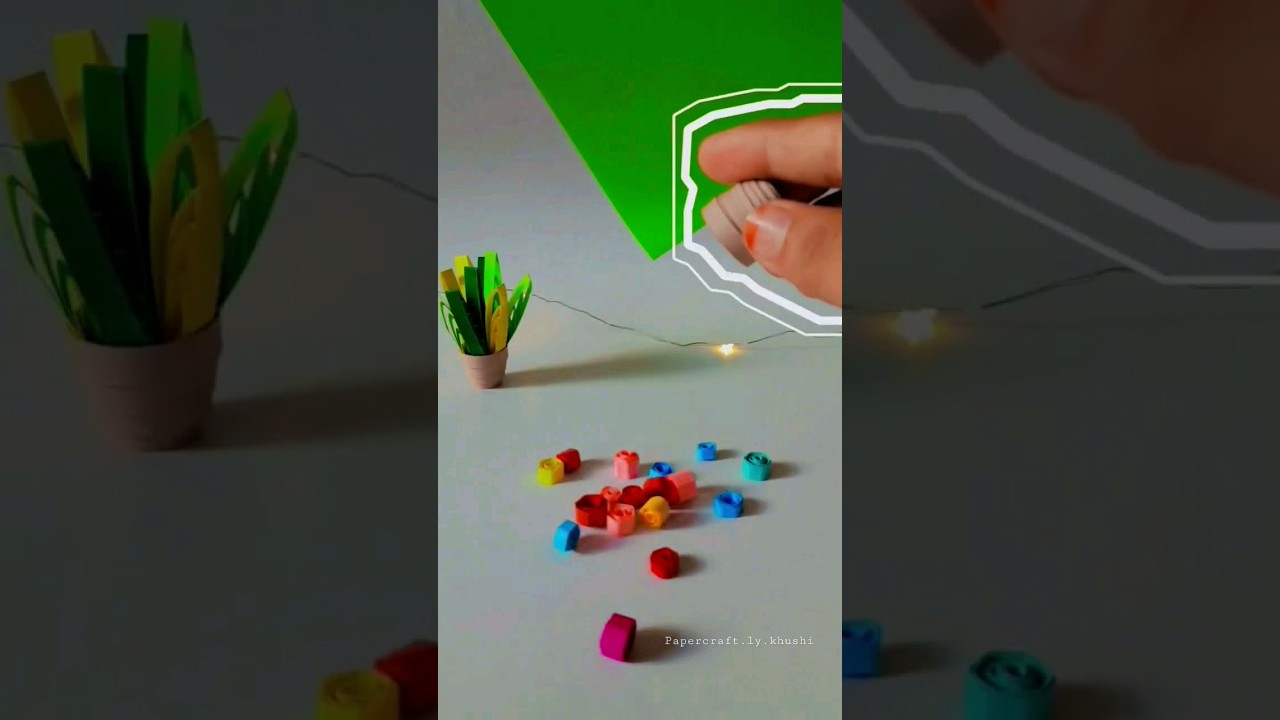 🪴PAPER QUILLING FLOWER POT🪴 