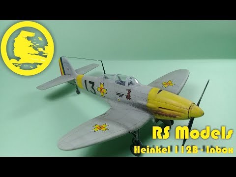 RS Models 1/72 Heinkel He 112B full video build (part 1 - inbox, history, livery)