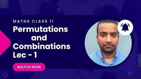 Permutations And Combinations Lec-1|Introduction |Factorial notations 