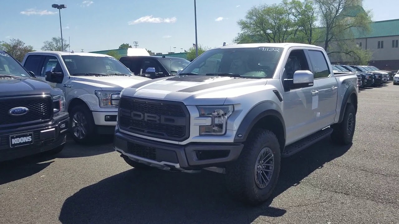 Silver Ford Raptor - Koons Sterling Ford - YouTube