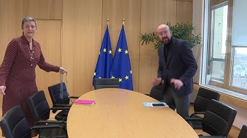 Margrethe Vestager is fine! She met Charles Michel to make Europe fit for the digital age