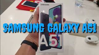 Unboxing Samsung Gakaxy A51 warna Hitam ( Prism Crush Black )