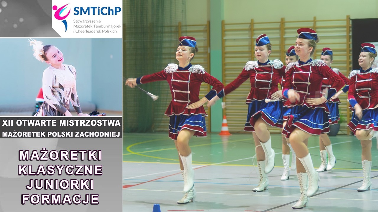 MAŻORETKI KLASYCZNE JUNIORKI FORMACJE - MAŻORETKI TARNOWO PODGÓRNE - SMTiChP / Góra 2024 | PL - G291
