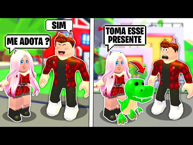 A JULIA MINEGIRL DEU UM CÓDIGO DE ROBUX GRÁTIS PARA O POBRE NO ROBLOX! 