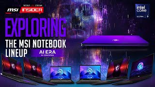 Exploring the MSI notebook lineup