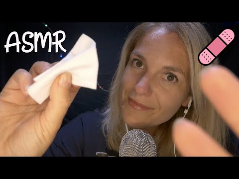 ASMR FR 🩹 RP Je soigne ta blessure (attention personnelle, hand mouvements, chuchotement...)