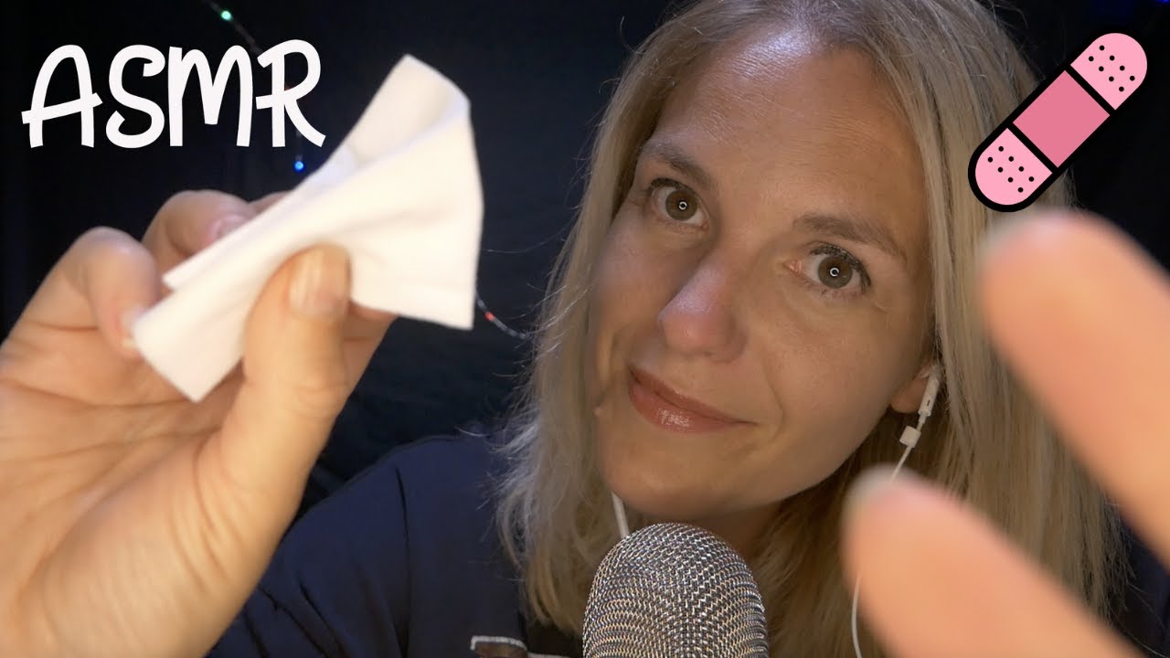 ASMR FR 🩹 RP Je soigne ta blessure (attention personnelle, hand mouvements, chuchotement...)