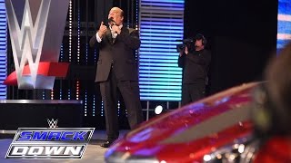 Paul Heyman engages in a war of words with Seth Rollins: SmackDown, July 9, 2015