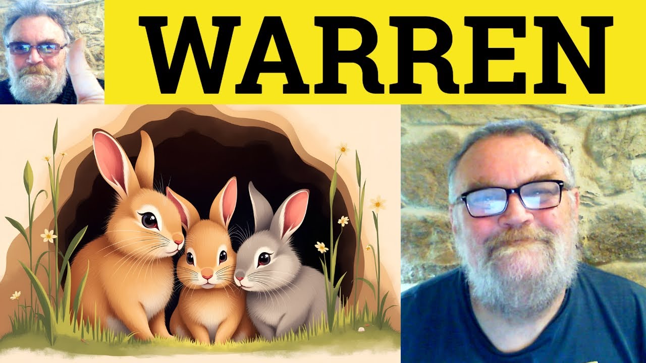 ぉーれんじ様 😎 Warren Meaning - Warren Definition - Warren Defined - Warren