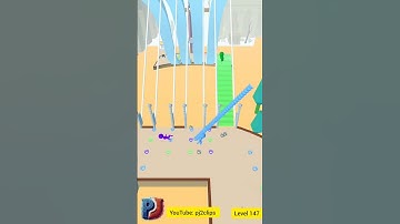 bridge race run io level 147 #games #gameplay #bridgerace #bridgerunio #racegame #fungame #pj