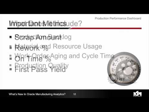 What's New In Oracle Manufacturing Analytics? [Examining Oracle BI Applications 11g: The Series]