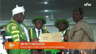 UNN 55TH CONVOCATION: PETER MBAH'S LECTURE, MARGARET EKPO ARENA UNVEILING & HISTORIC GRAND FINALE