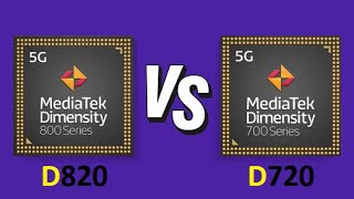 Mediatek Dimensity 820 Vs Mediatek Dimensity 720 | Benchmark Comparison