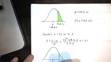 6.2.2 Nonstandard Normal Distributions - Finding areas or probabilities, given a range of x values.