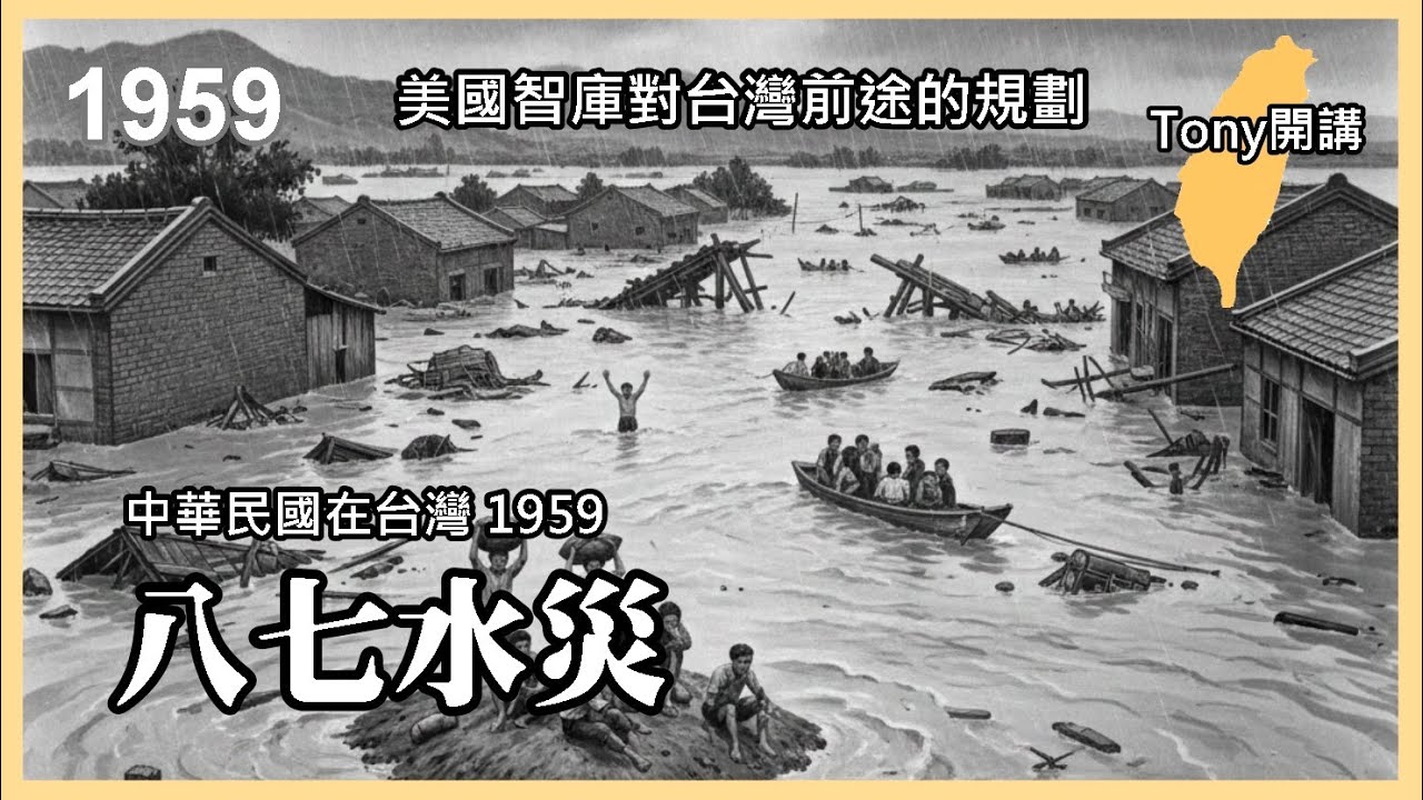 【Tony開講：台灣1959】八七水災我淹過、康隆學社的《美國對華政策白皮書》八建議