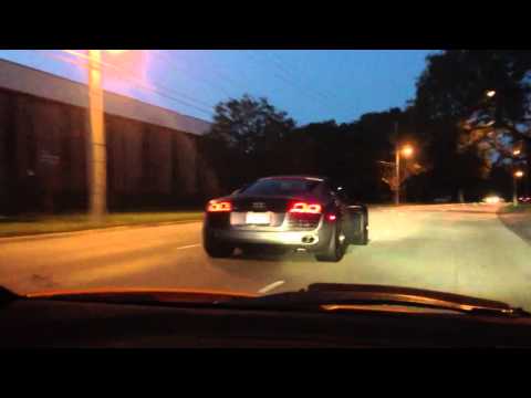 Following Amy Sangster's Audi R8
