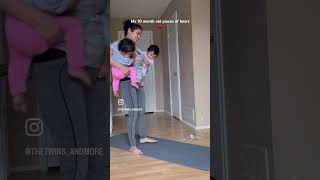 If moms feeling were a song ❤️#twins #twinmom #youtubeshorts